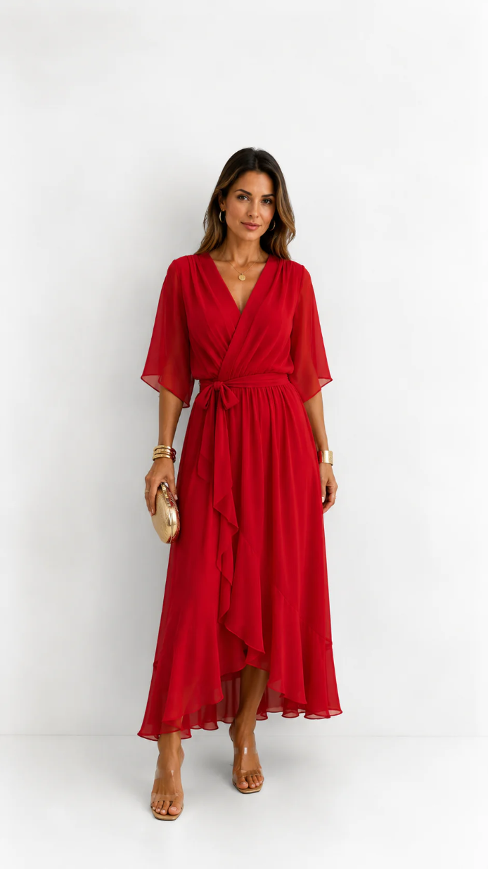Tialda | Chiffon Maxi-dress