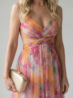 Isel Soft Wrap Maxi Dress