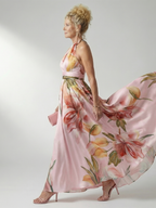 Amiel Light Floral Maxi Dress