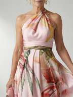 Amiel Light Floral Maxi Dress