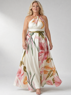 Amiel Light Floral Maxi Dress