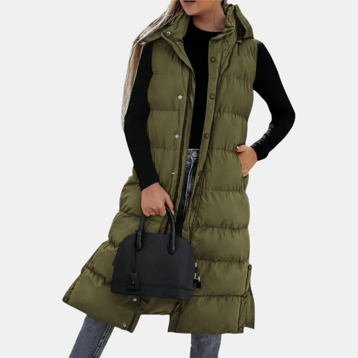 Women's Puffer Vest Long