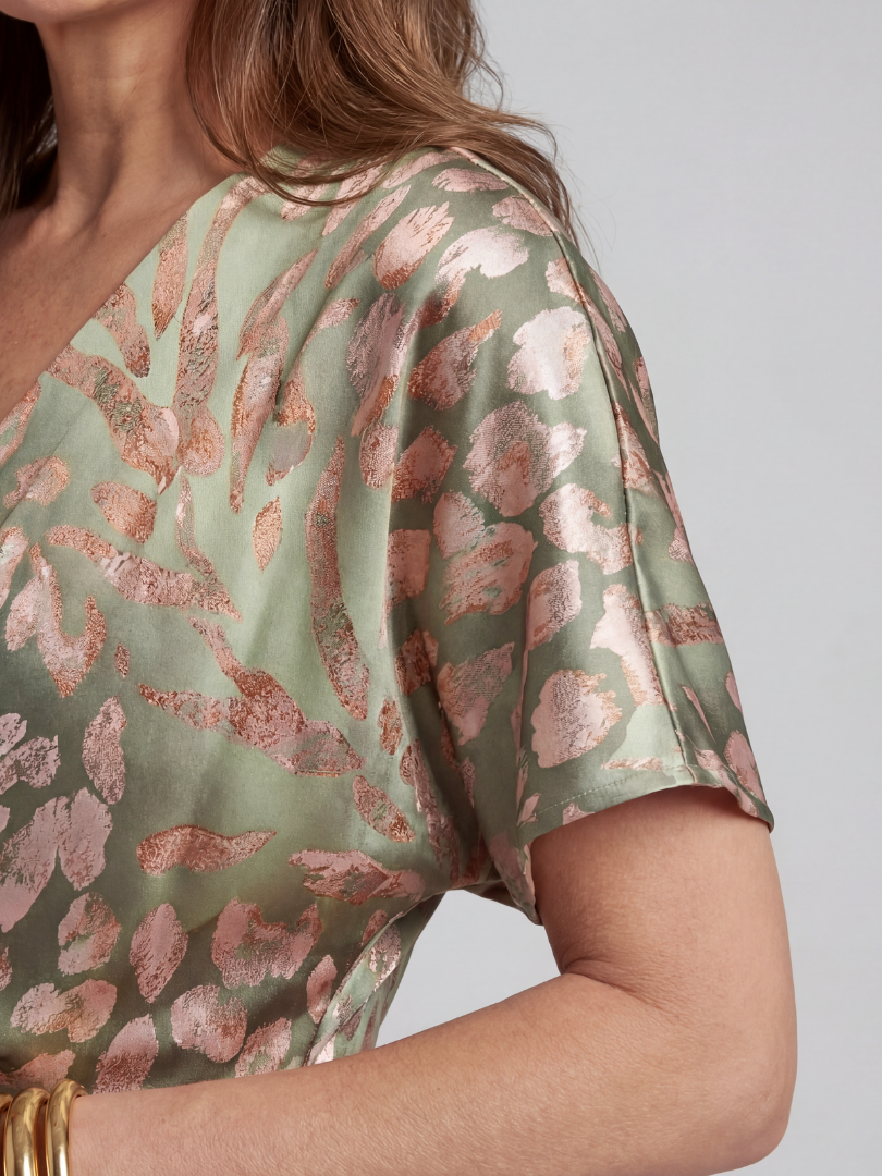 VIVETTE | TWIST WAIST MIDI DRESS