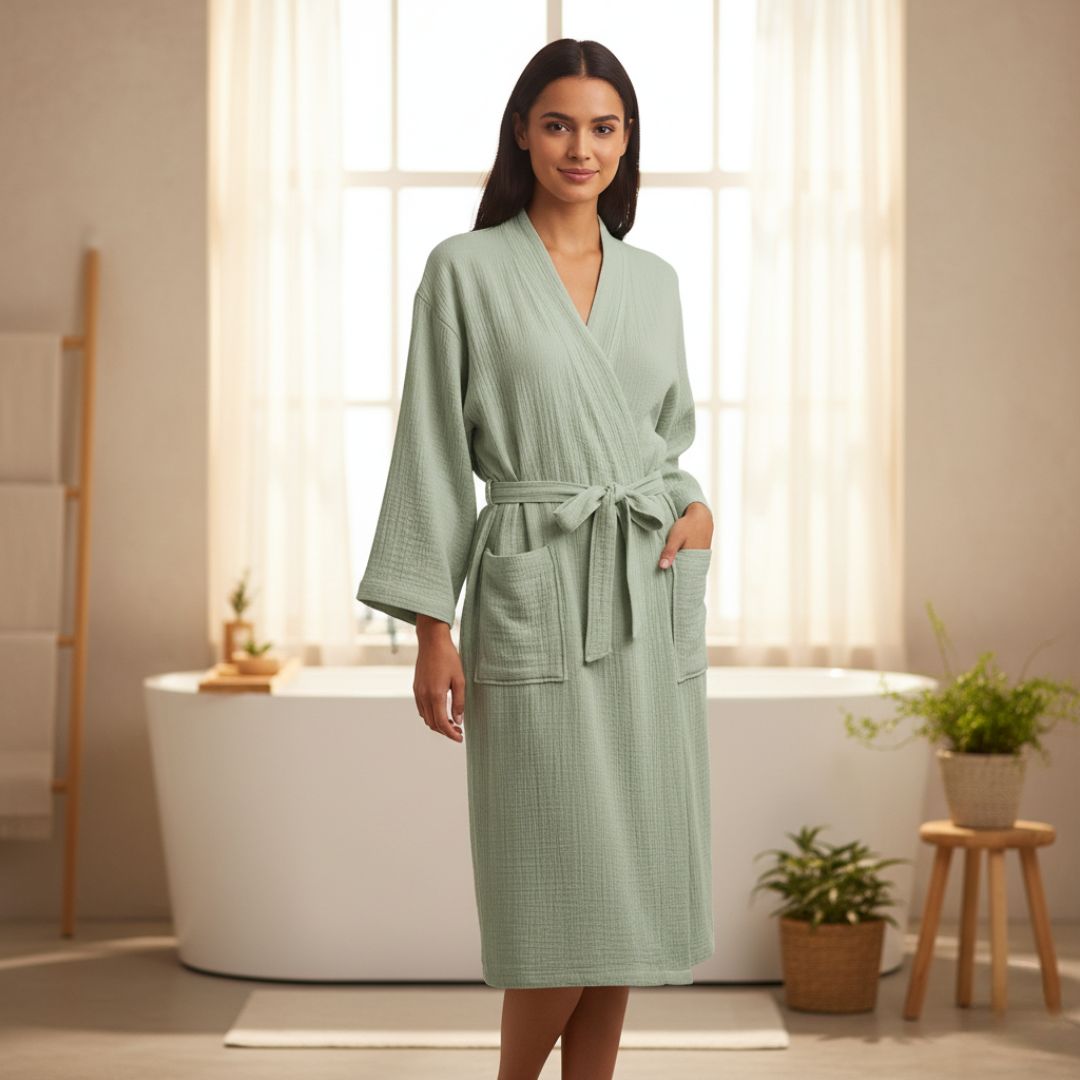 Musselin Bathrobe
