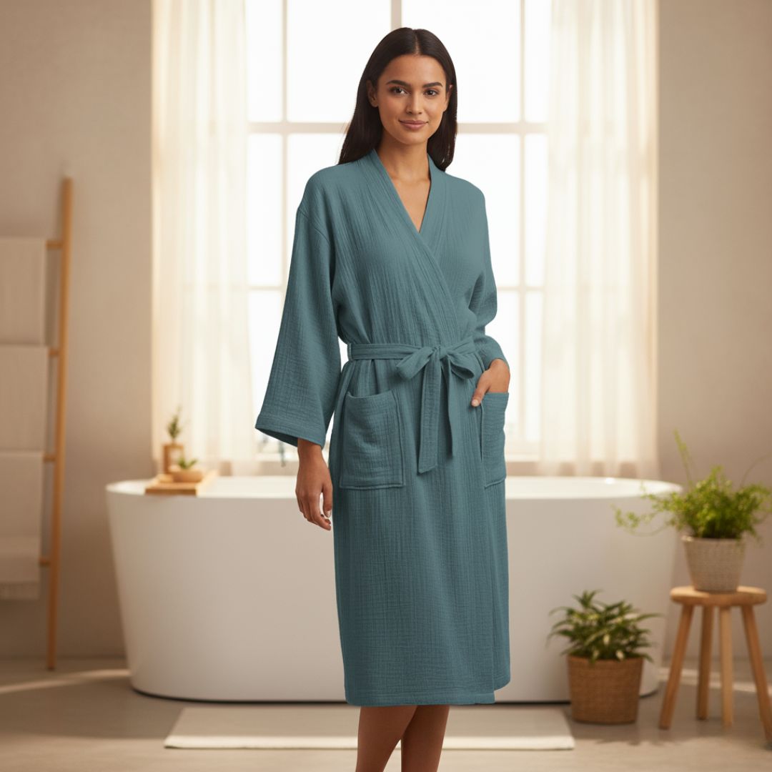 Musselin Bathrobe