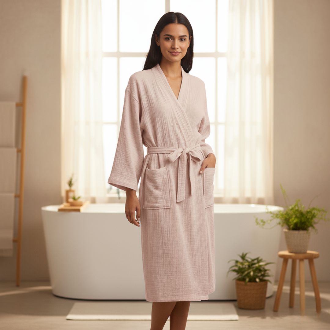 Musselin Bathrobe