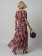 Calen Off Shoulder Flow Midi Dress