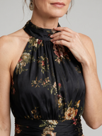 Sior Floral Halter Neck Midi Dress
