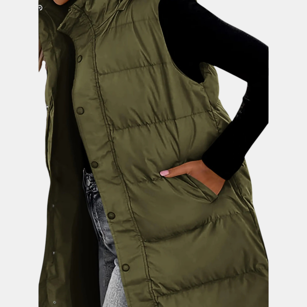 Women's Puffer Vest Long