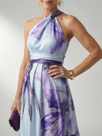 Amiel Light Floral Maxi Dress