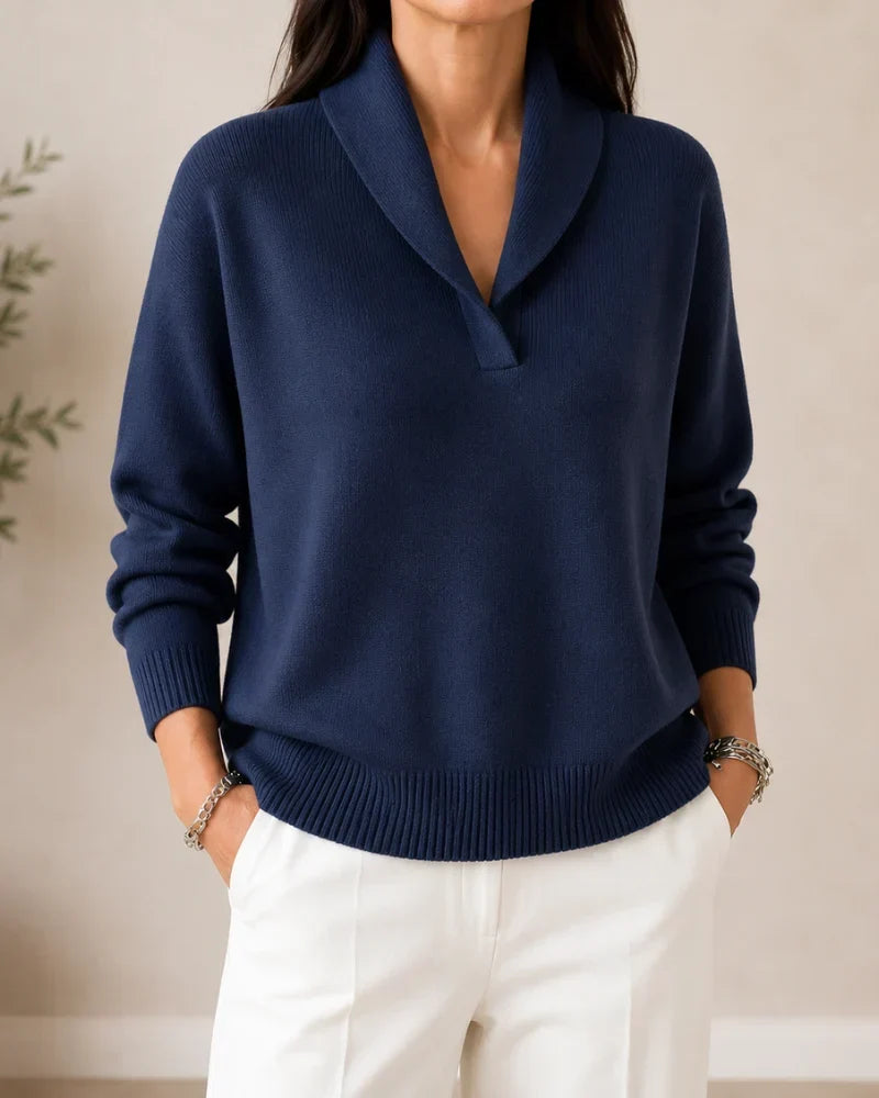 Soft V-Neck Jumper for Women