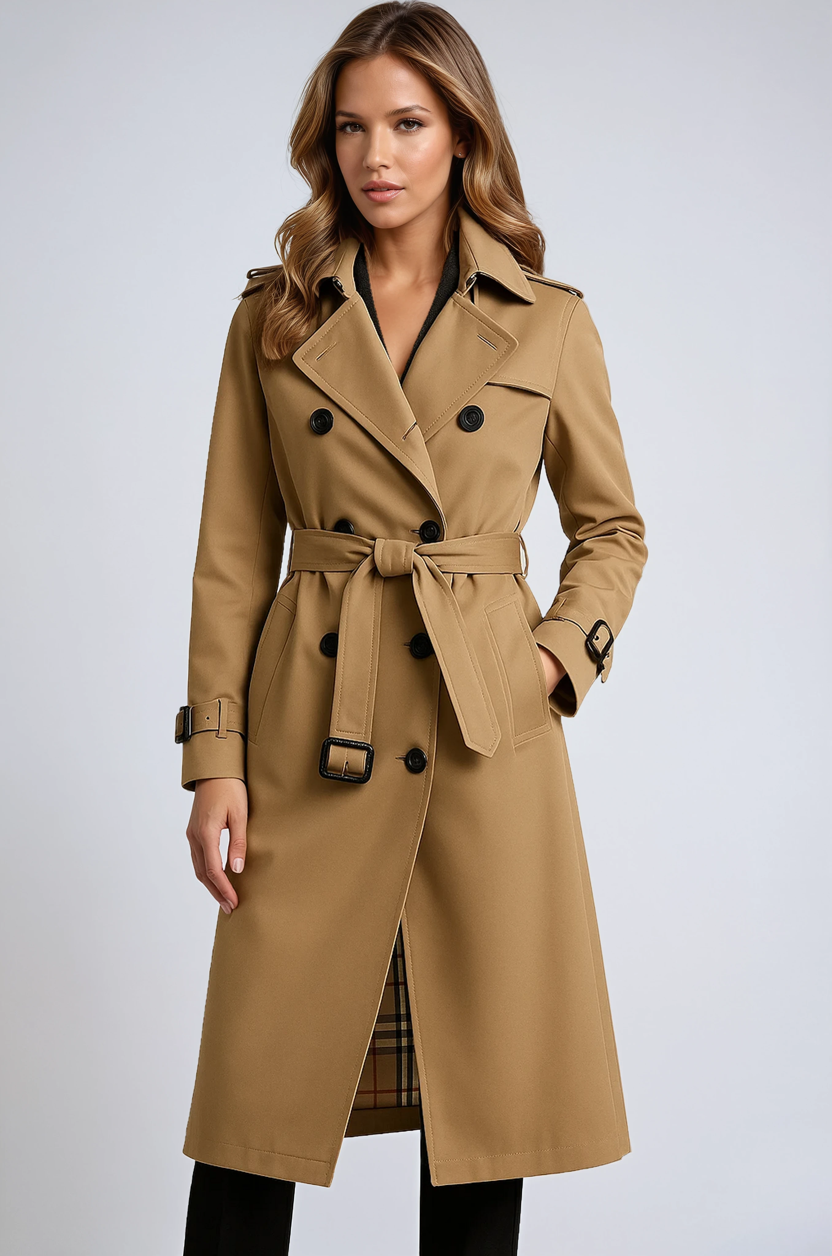 Clara | Trench Coat with Belt