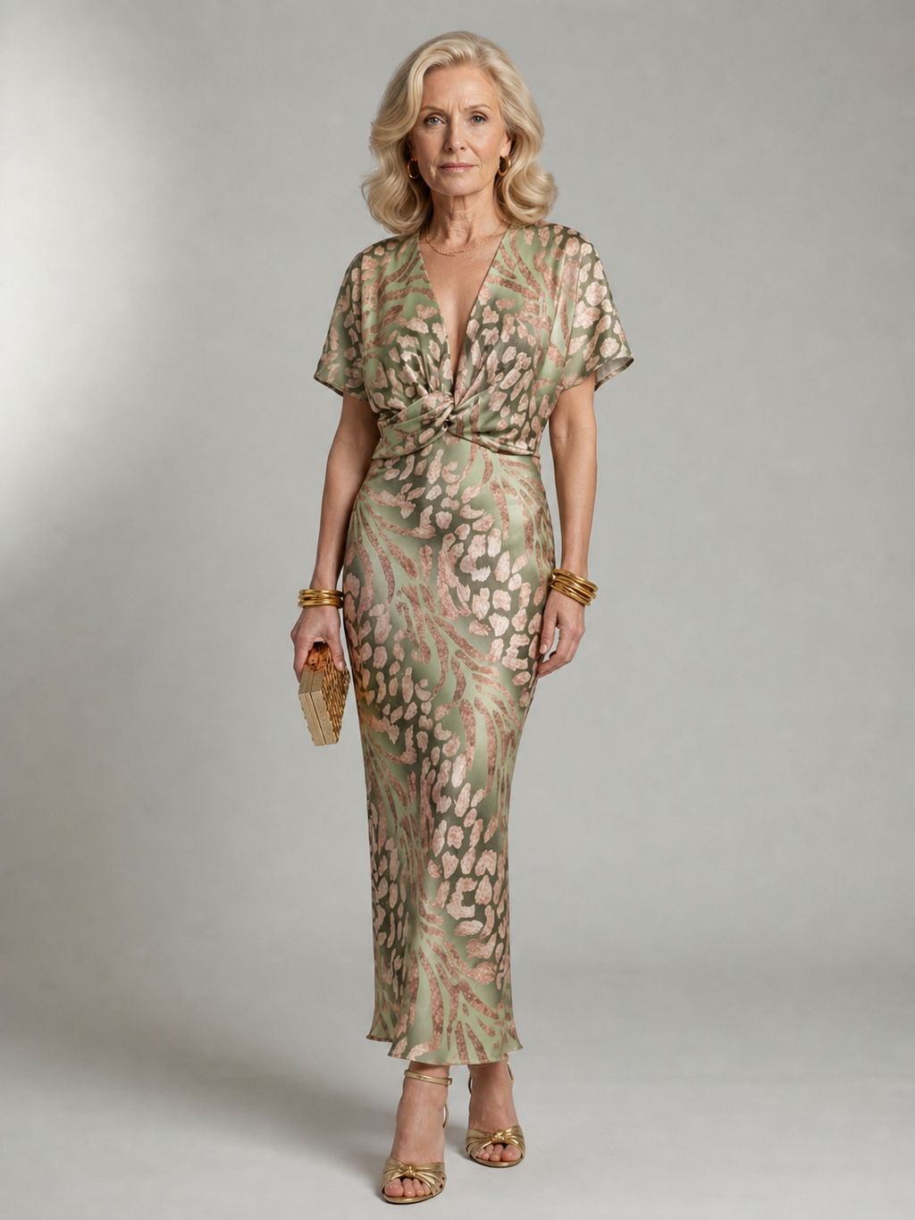 VIVETTE | TWIST WAIST MIDI DRESS