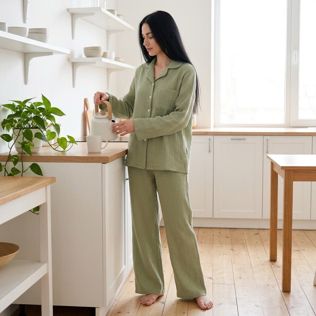 Uni Musselin Pajamas