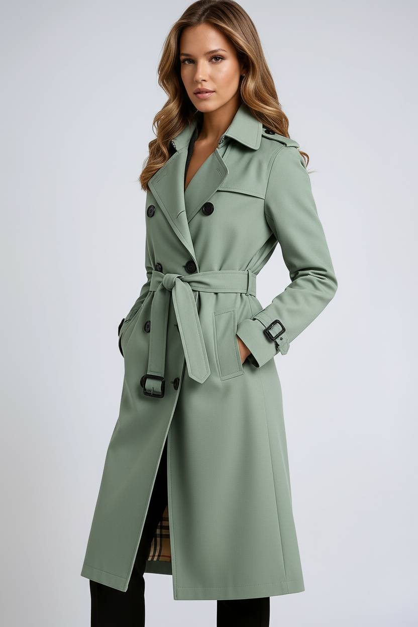 Clara | Trench Coat with Belt