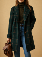 Women’s Classic Checkered Coat