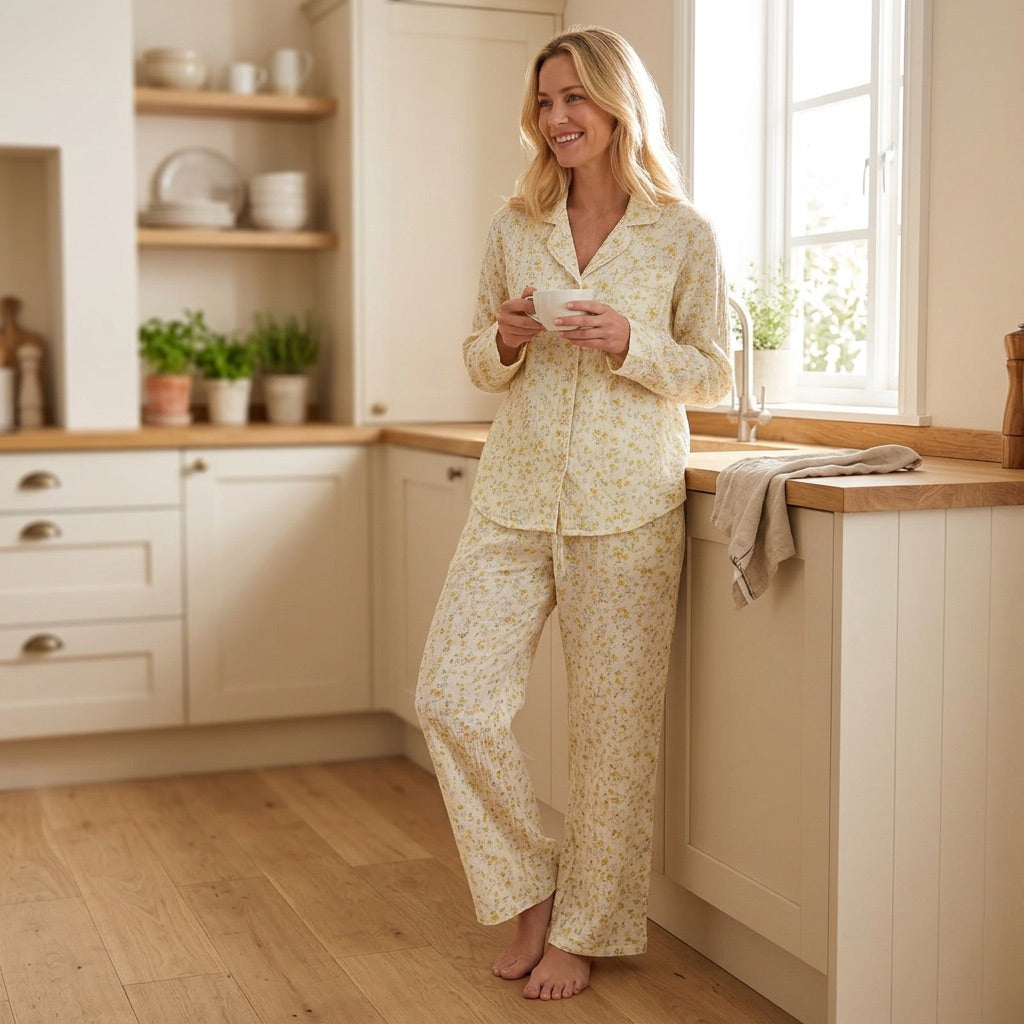 Musselin Pajamas Long