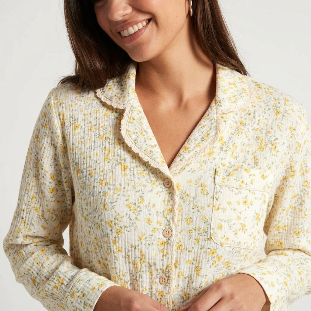 Musselin Pajamas Long