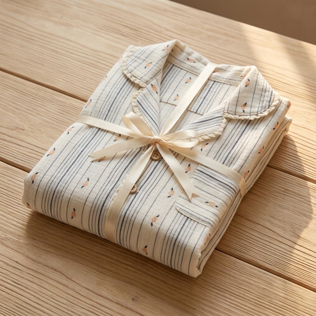 Musselin Pajamas Long