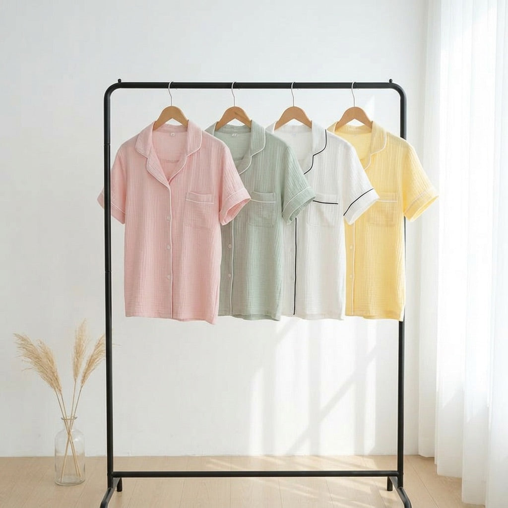 Short Musselin Pajamas