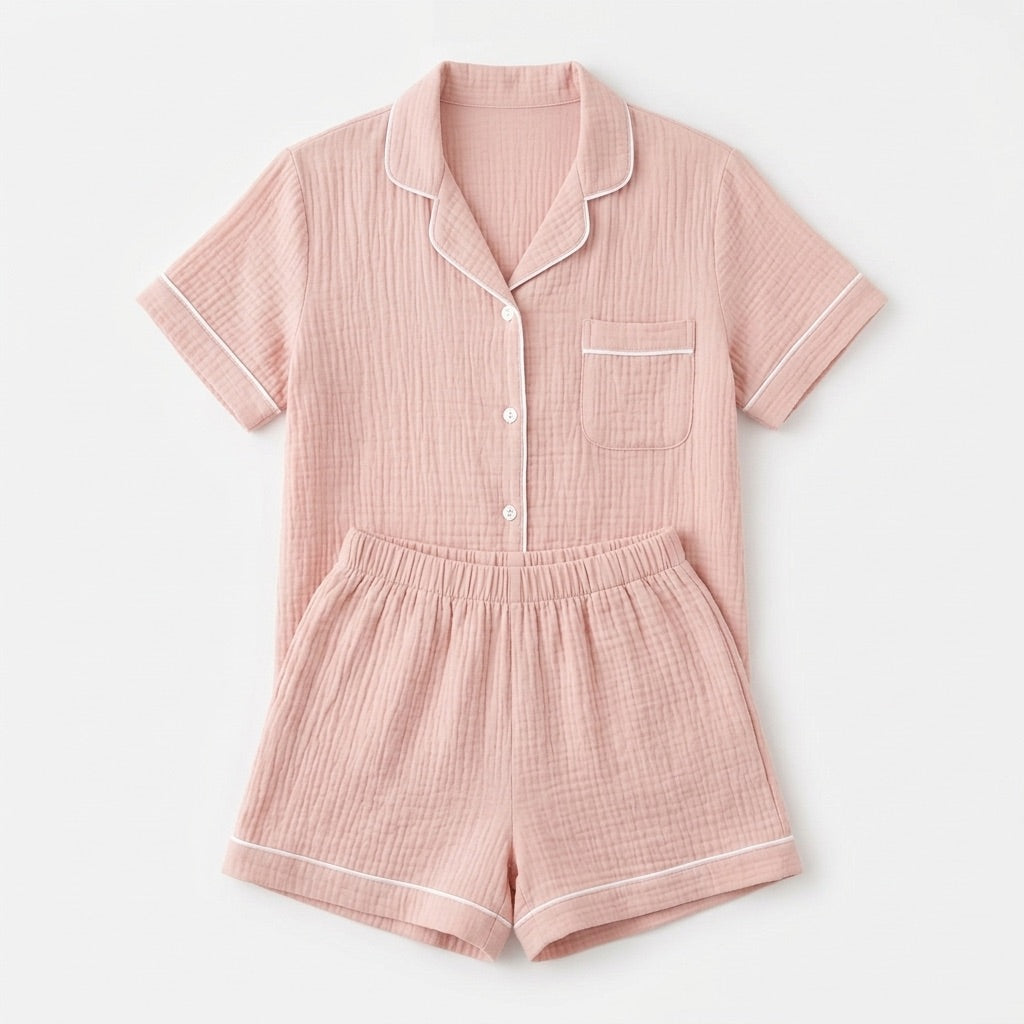 Short Musselin Pajamas