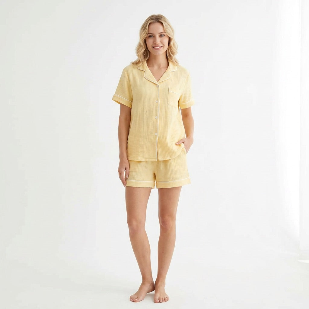 Short Musselin Pajamas