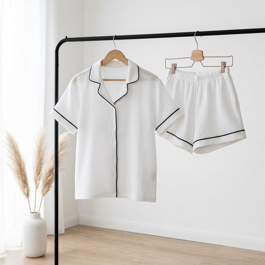 Short Musselin Pajamas