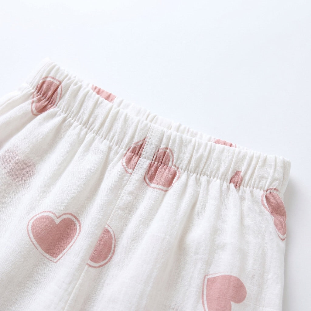 Heart Musselin Pajamas