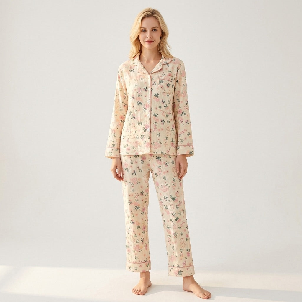 Flower Musselin Pajamas