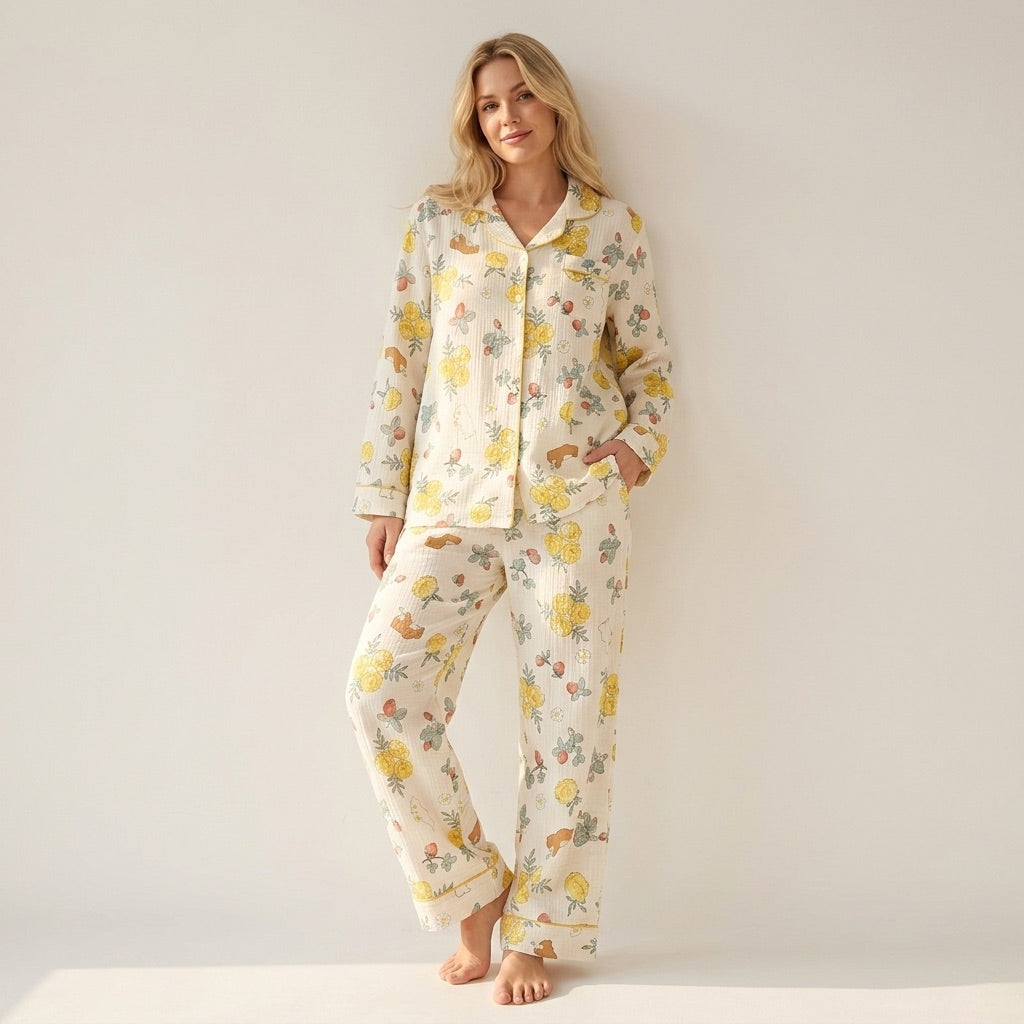 Flower Musselin Pajamas