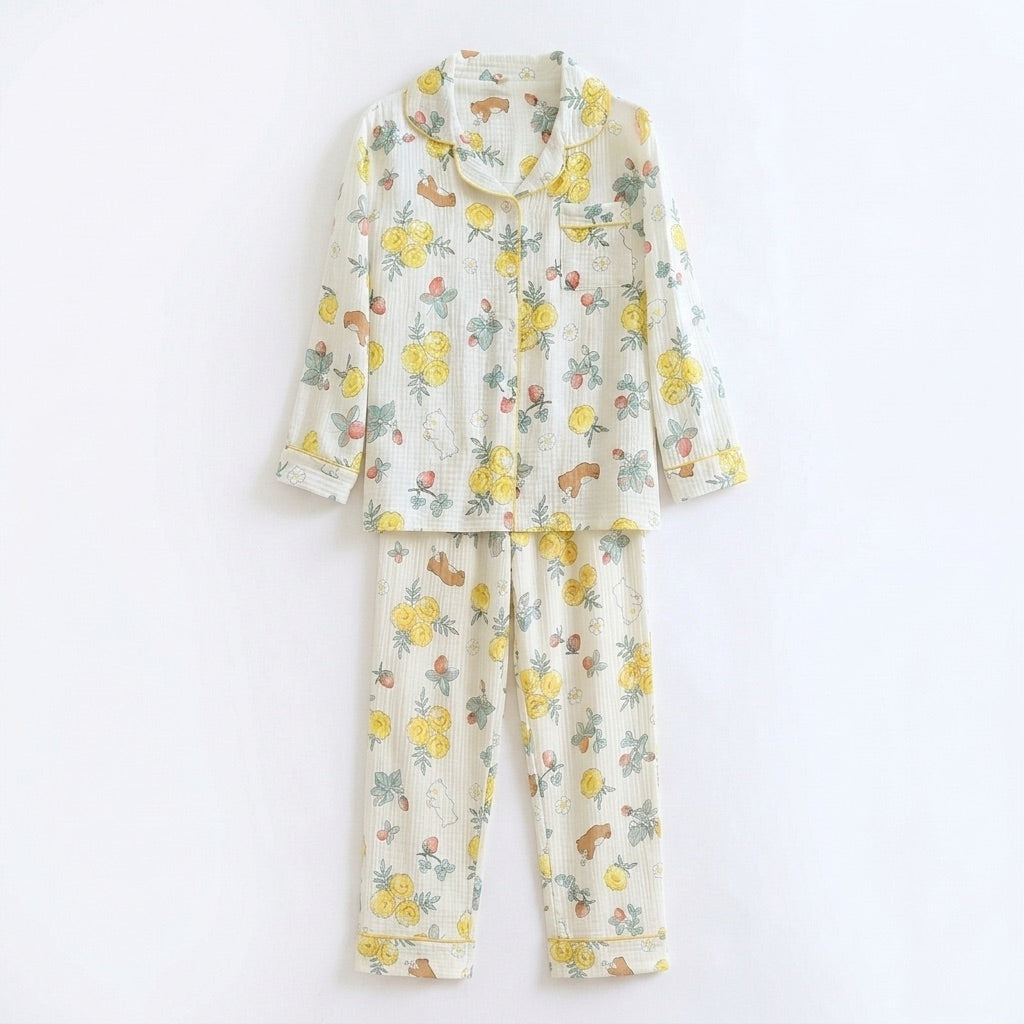 Flower Musselin Pajamas