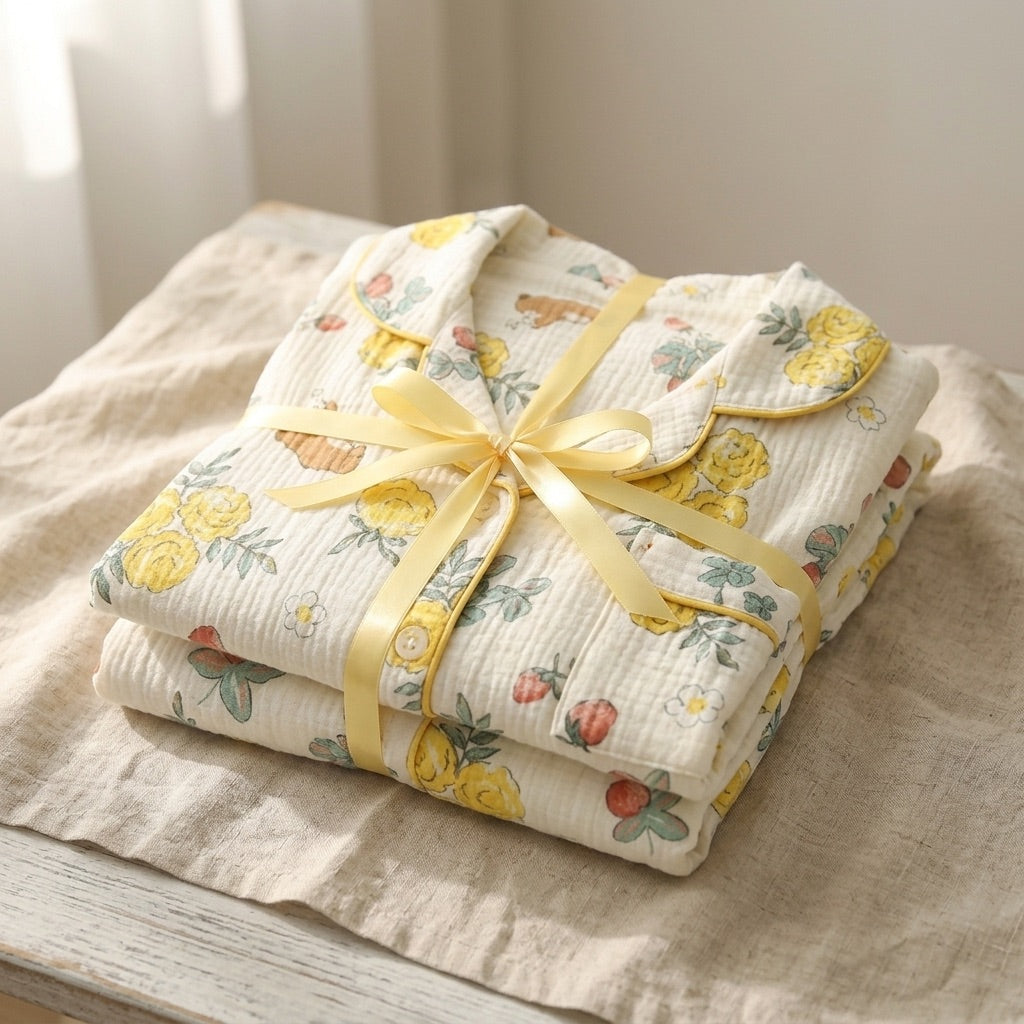 Flower Musselin Pajamas