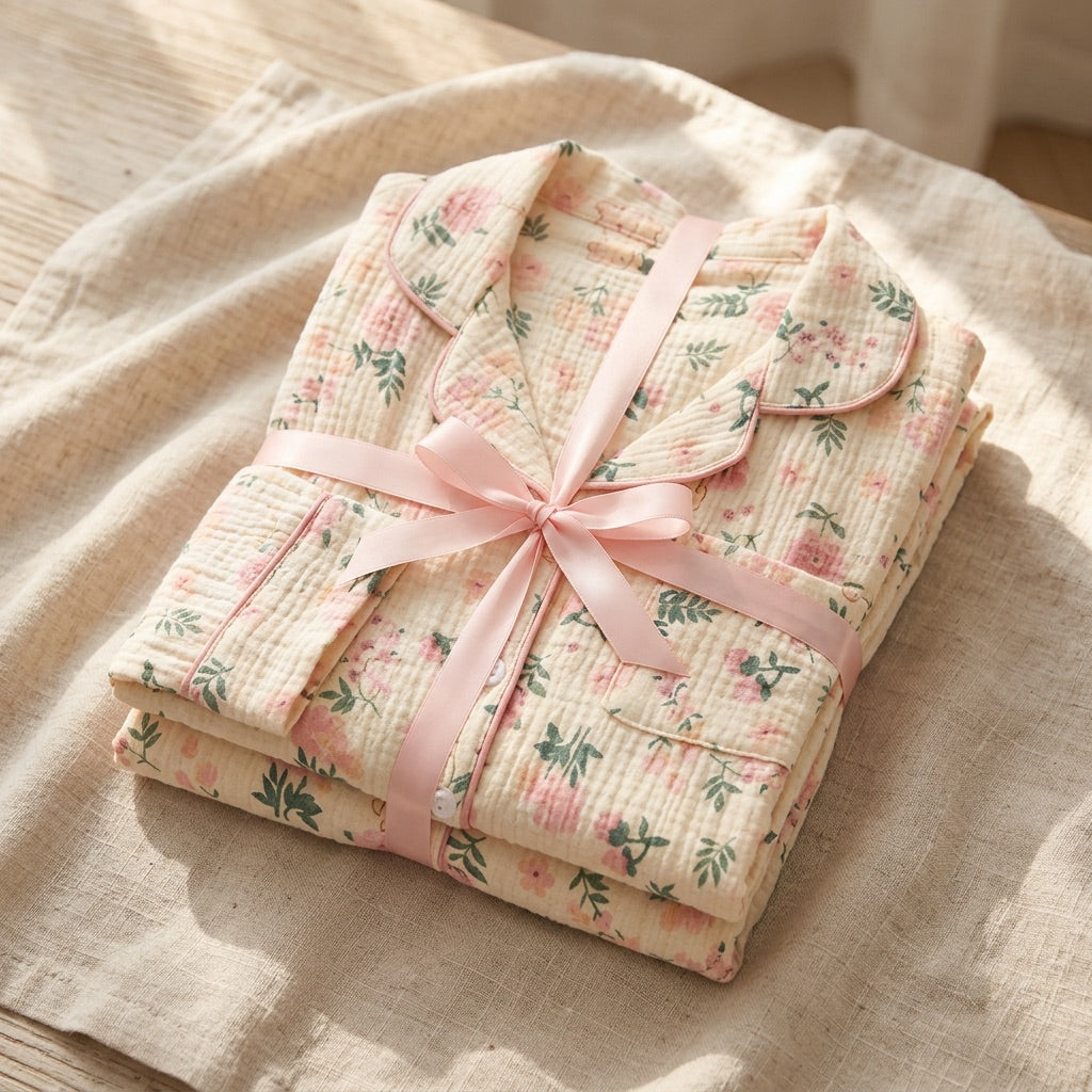 Flower Musselin Pajamas