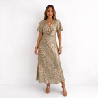 VIVETTE | TWIST WAIST MIDI DRESS