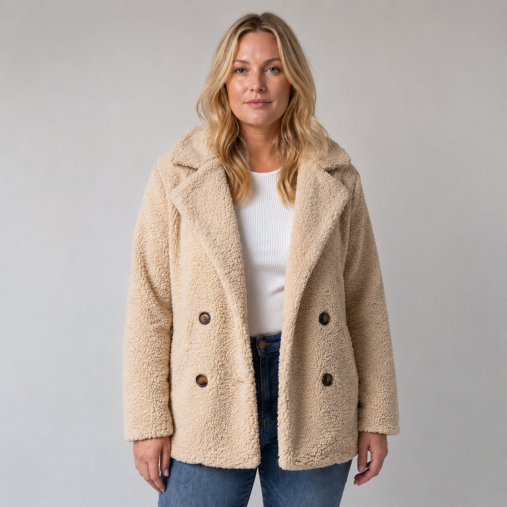 Women’s Oversized Long Teddy Coat