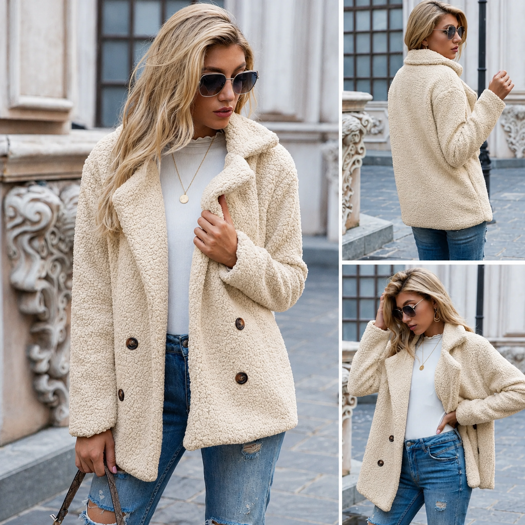 Women’s Oversized Long Teddy Coat