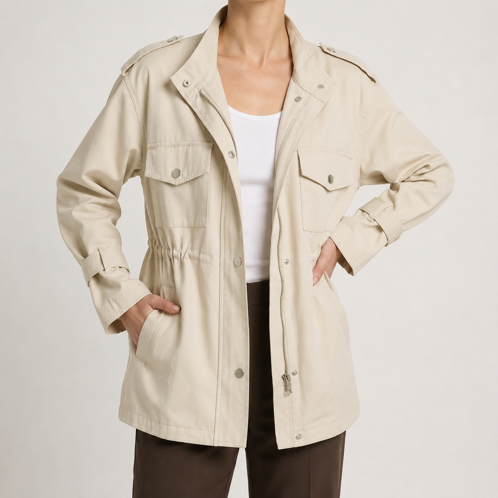 Women’s Belted Double-Breasted Winter Coat