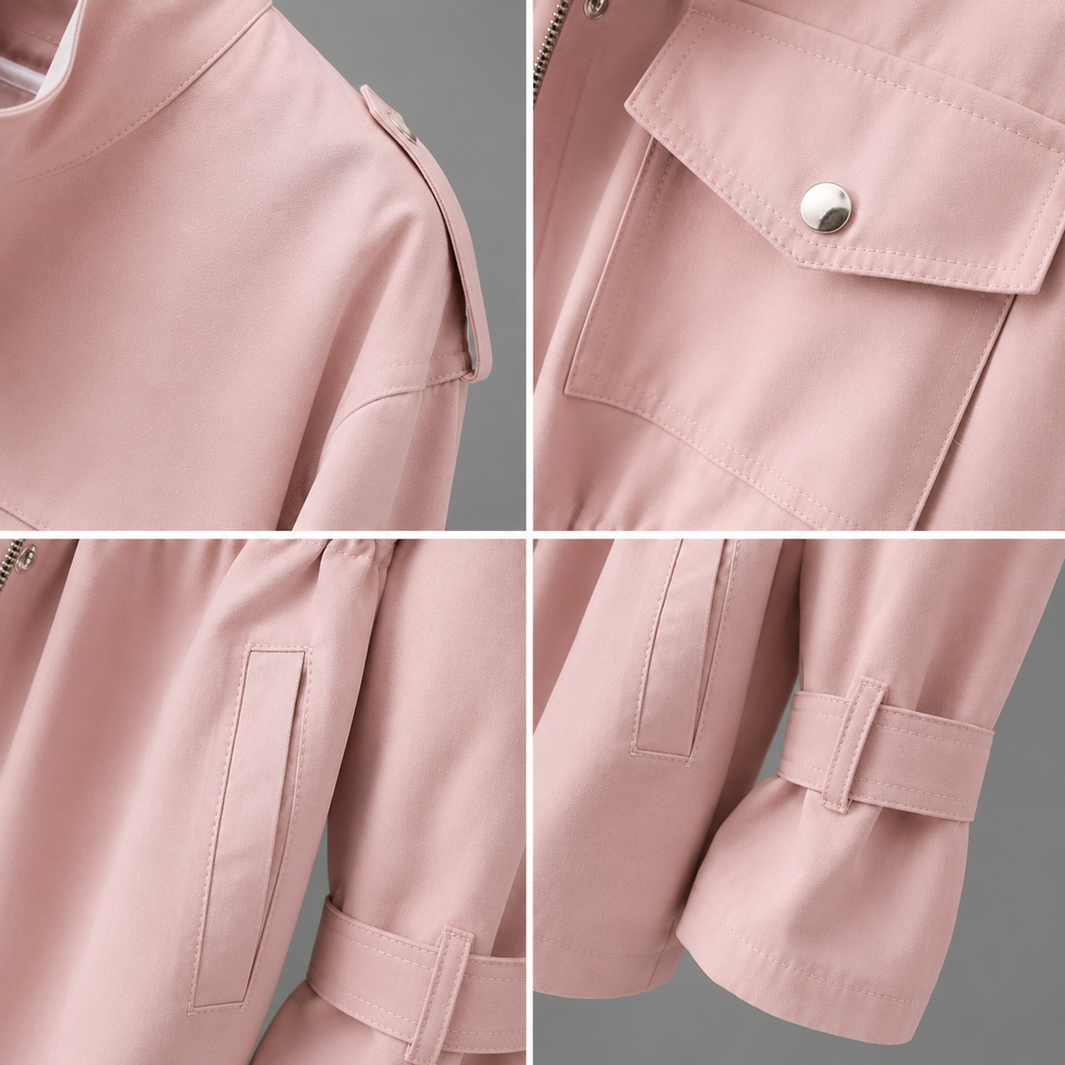 Women’s Belted Double-Breasted Winter Coat