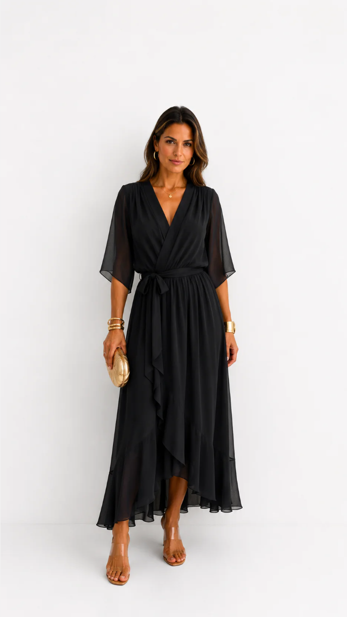 Tialda | Chiffon Maxi-dress